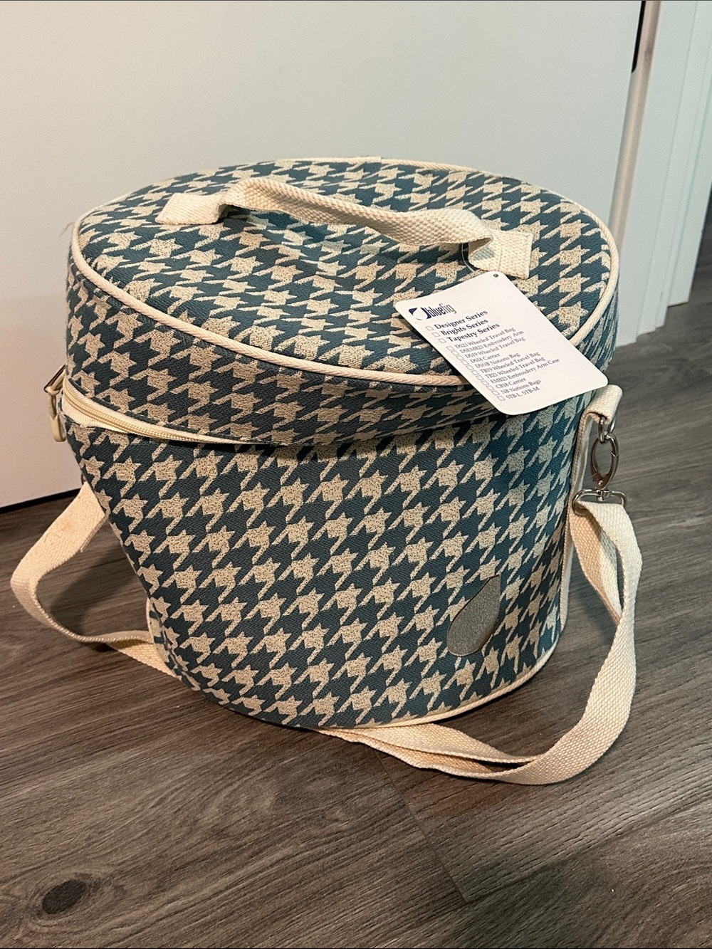 Bluefig Craft Bag - Blue & Cream
